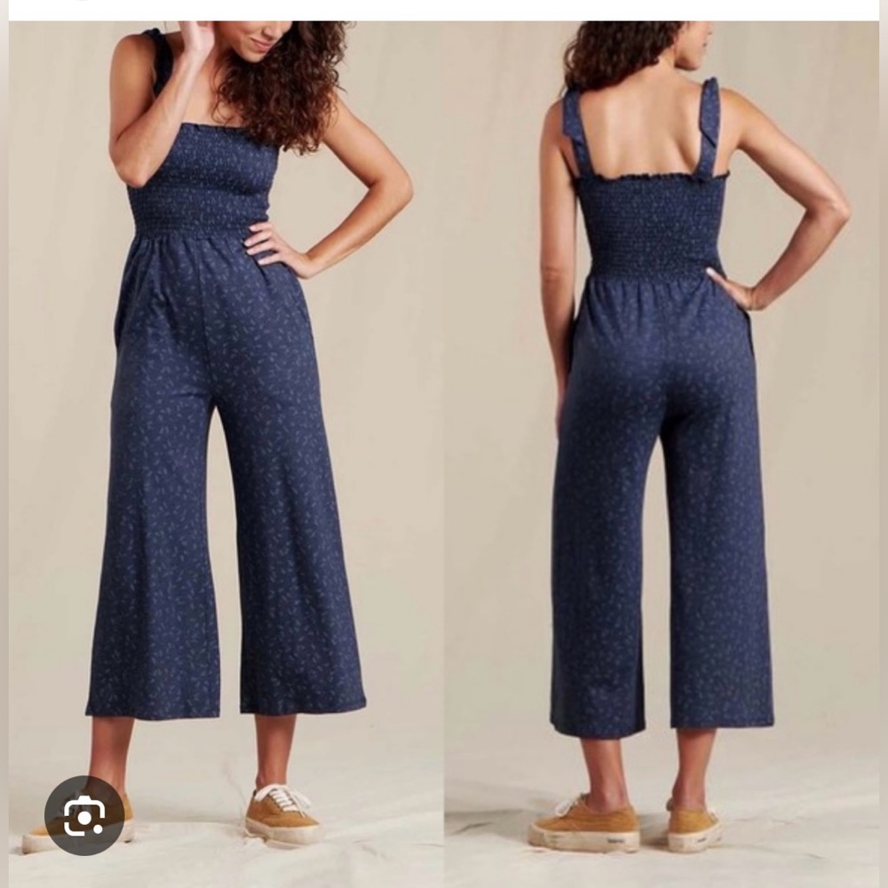 Toad&Co gemina sleeveless jumpsuit size xl